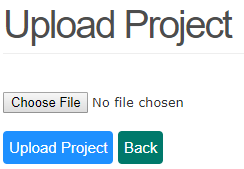 Open Saved Project